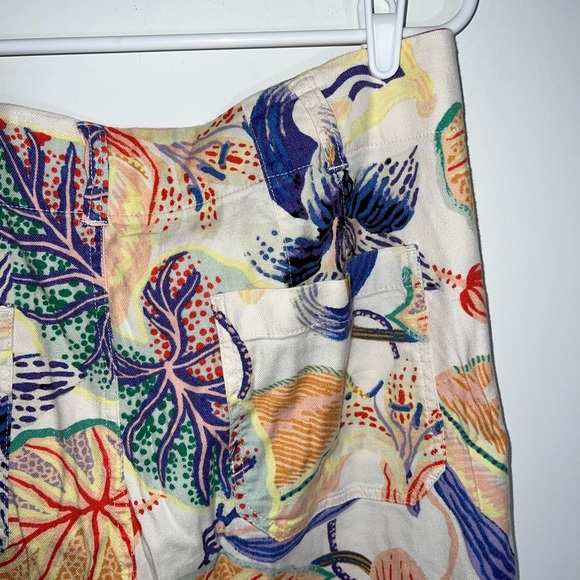 ANTHROPOLOGIE MAUVE The Colette Cropped Wide-Leg Pants Sarah Gordon Edition - Picture 11 of 15